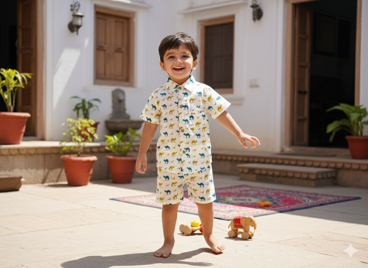 Cambric Cotton Night Suit
