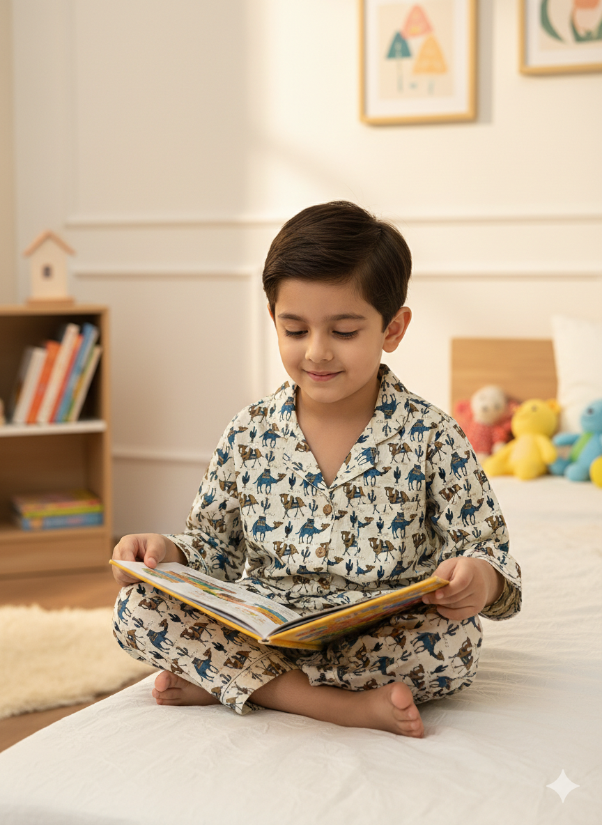 Cambric Cotton Night Suit