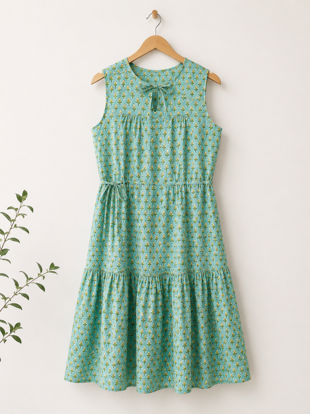 Handblock Cotton Dress