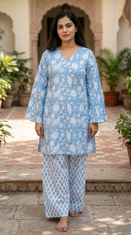 Neel-Bagh Farsi Salwar Set