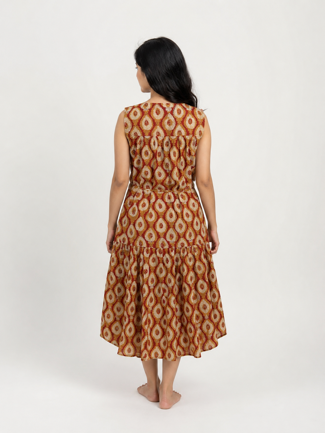 Handblock Cotton Dress