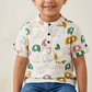 Elephant Print Cotton Shirt