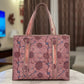 Big Floral Handblock Tote Bag