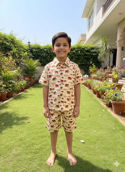 Cambric Cotton Night Suit