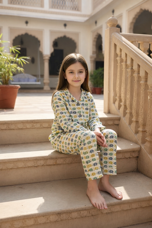 Cambric Cotton Night Suit