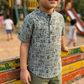 Grey Cotton Short Kurta