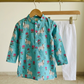 Blue Cotton Kurta Pyjama
