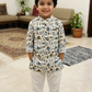 Ivory Cotton Kurta Pyjama