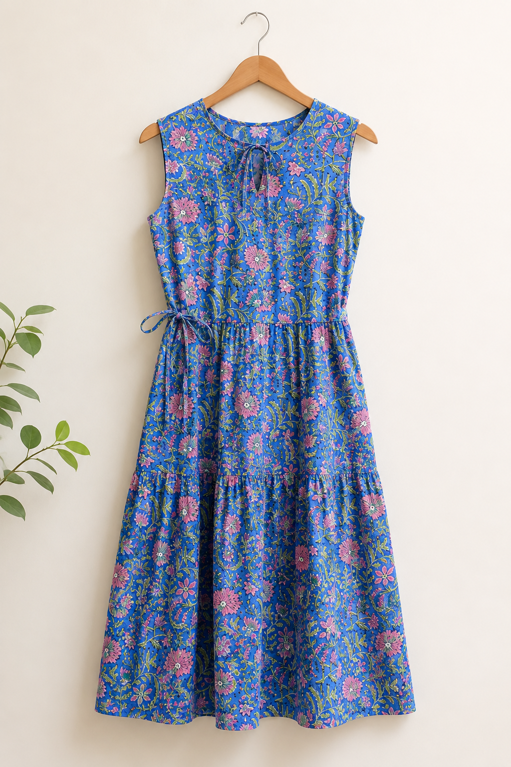 Handblock Cotton Dress