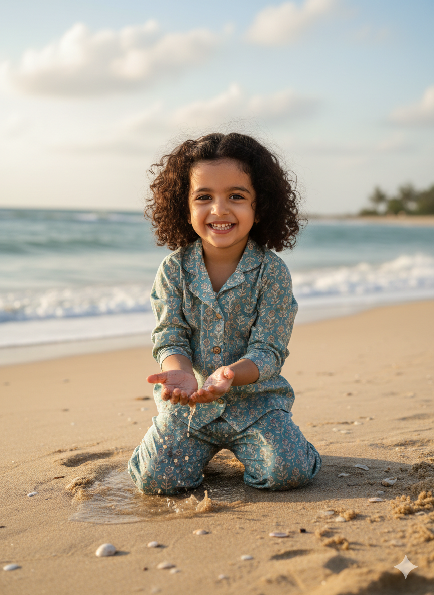 Cambric Cotton Night Suit
