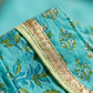 Blue Afgani Salwar Suit Set