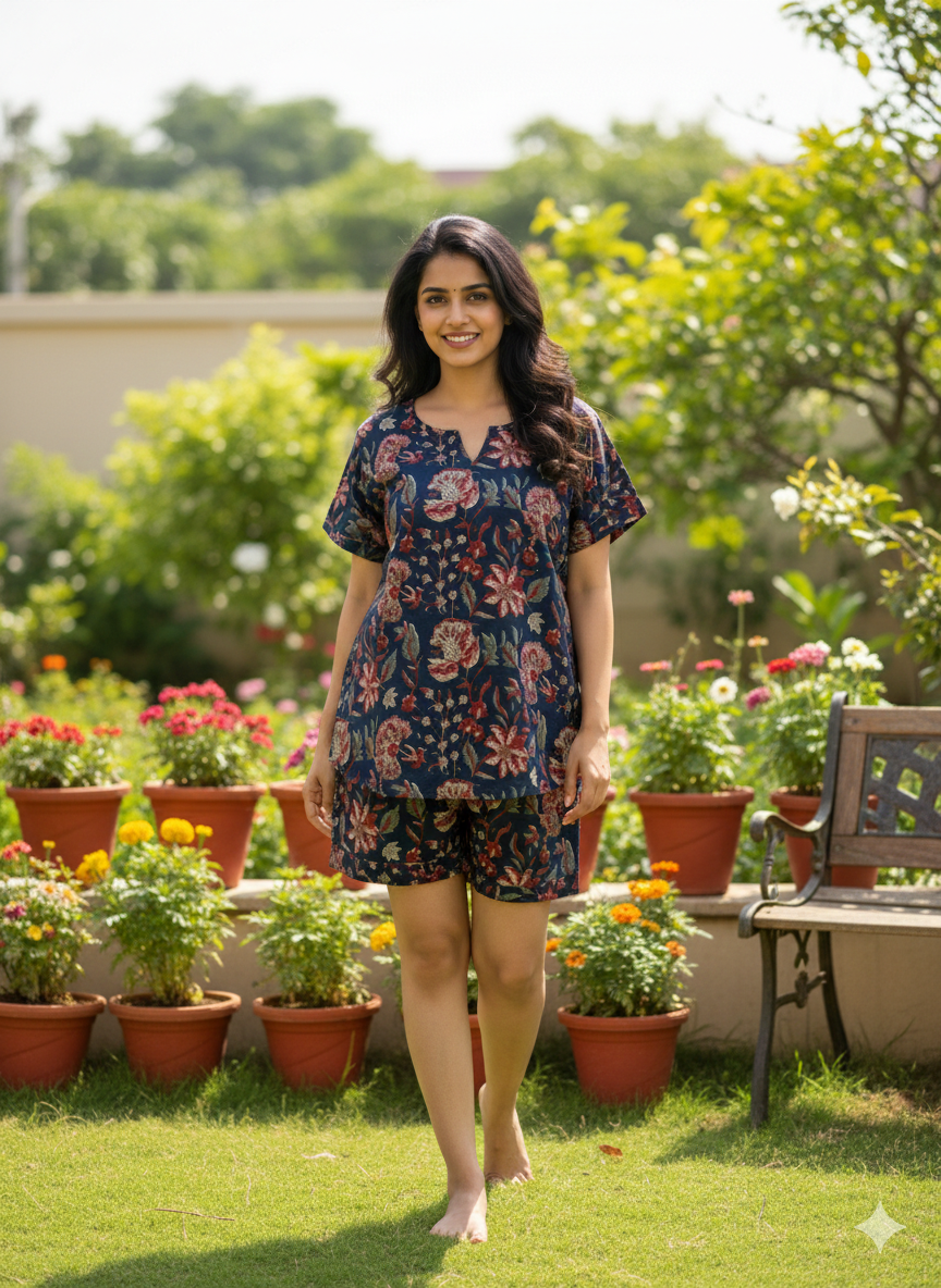 Women Shorts Night Suit