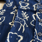 Indigo Animal Print Cotton Night Suit