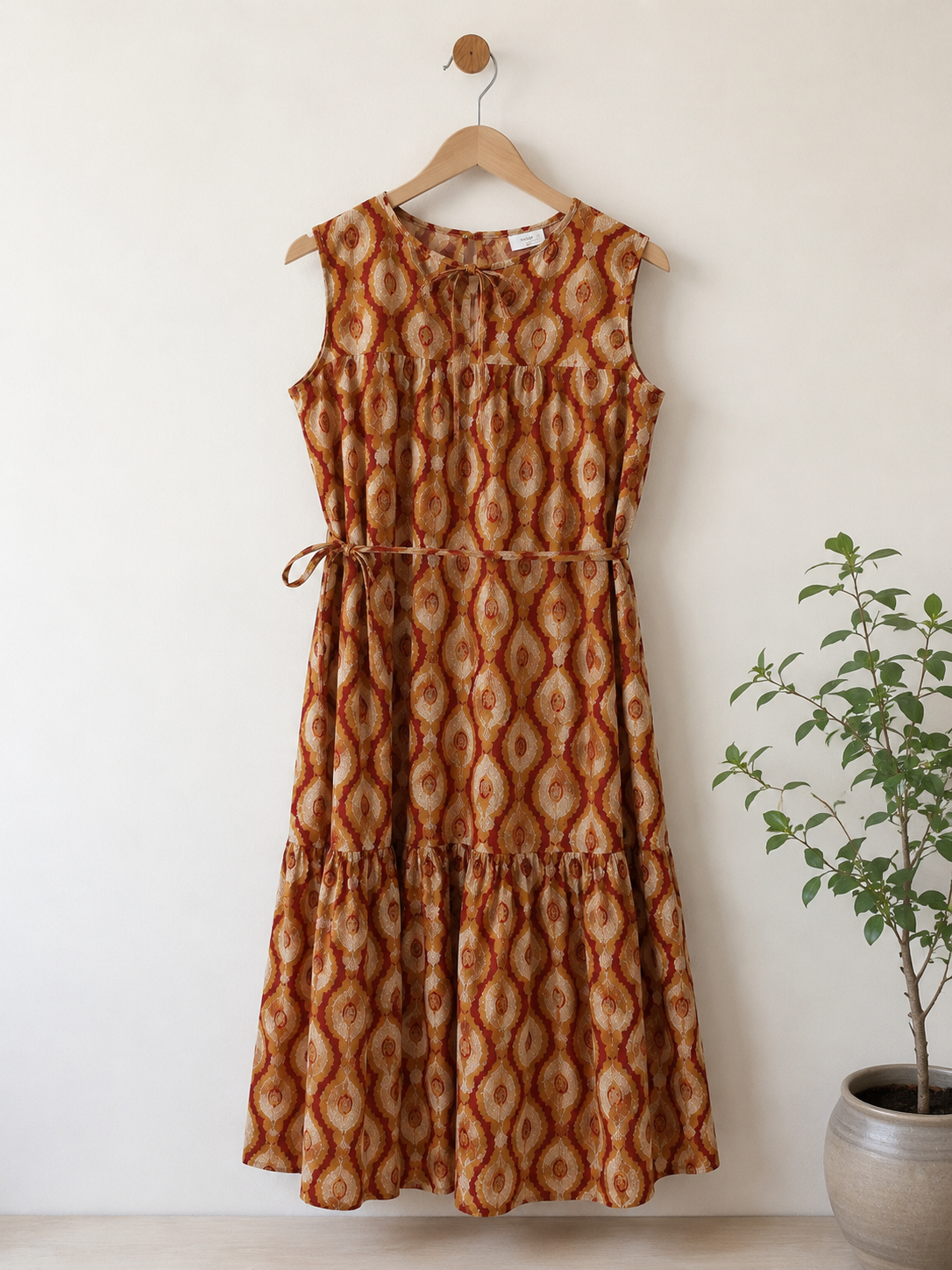 Handblock Cotton Dress