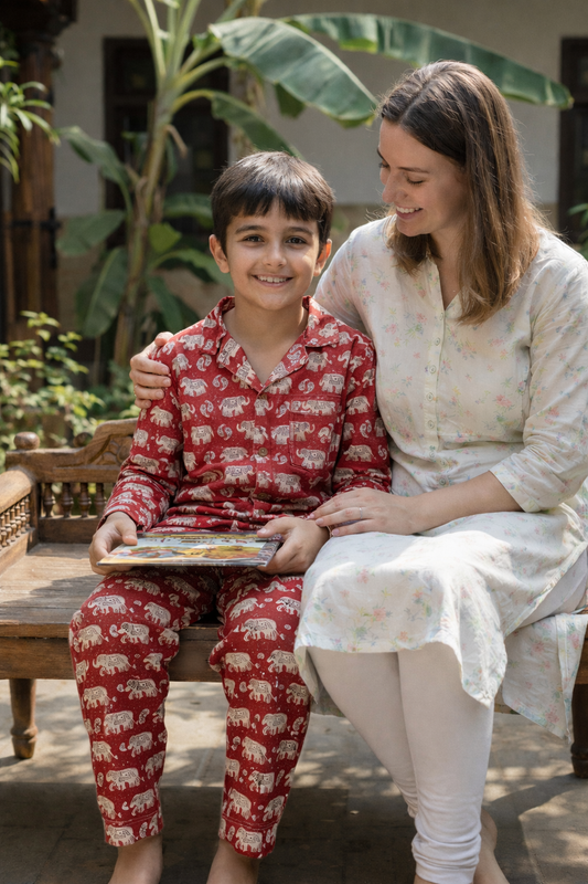 Cambric Cotton Night Suit