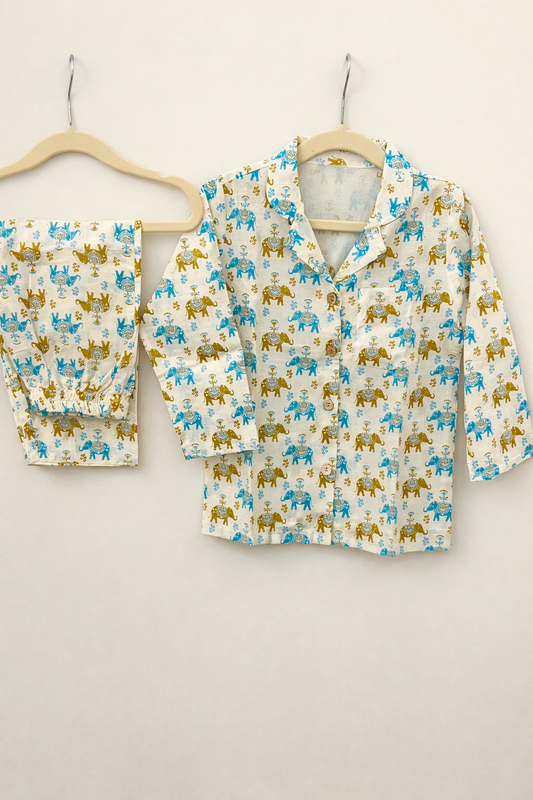 Cambric Cotton Night Suit