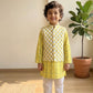 Yellow Cotton Kurta Pyjama