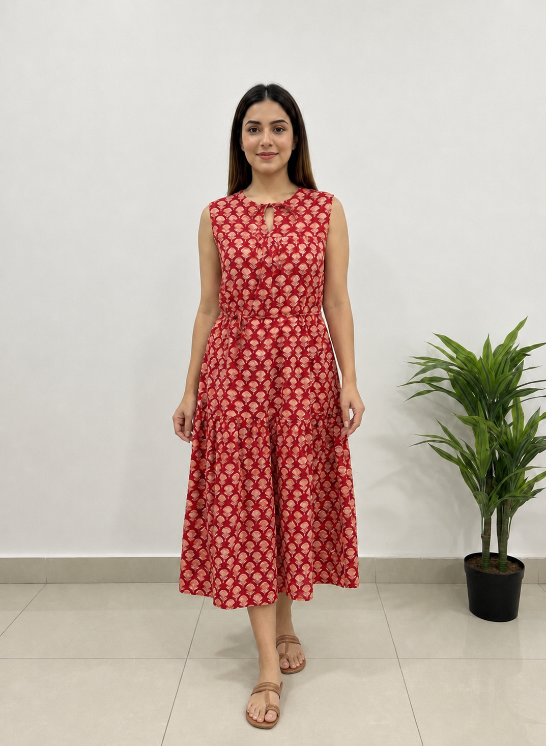 Handblock Cotton Dress
