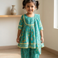 Blue Afgani Salwar Suit Set