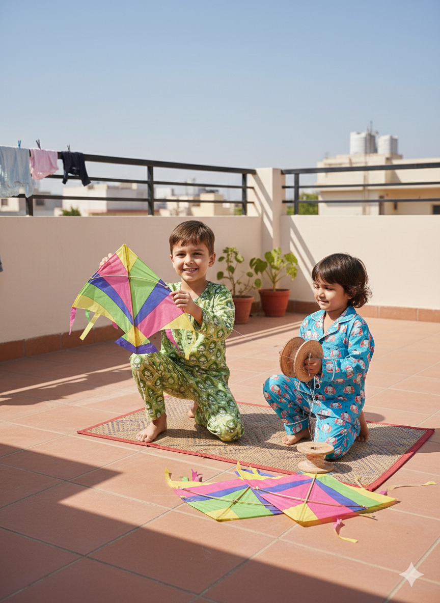 Cambric Cotton Night Suit