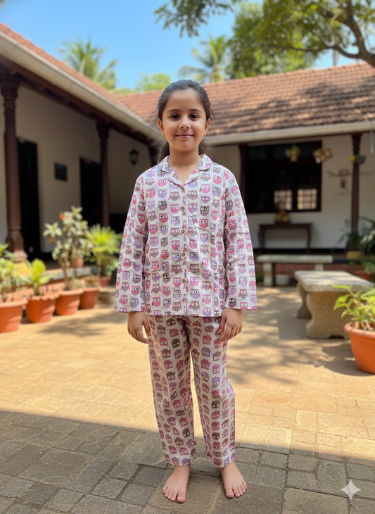Cambric Cotton Night Suit