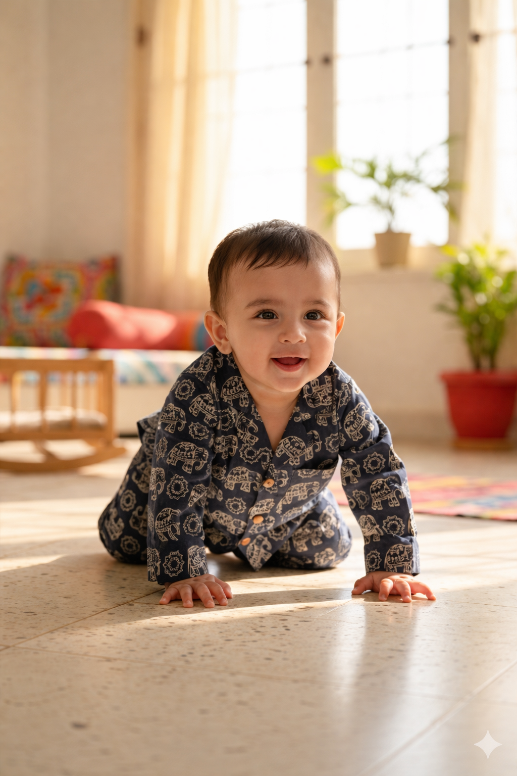 Cambric Cotton Night Suit
