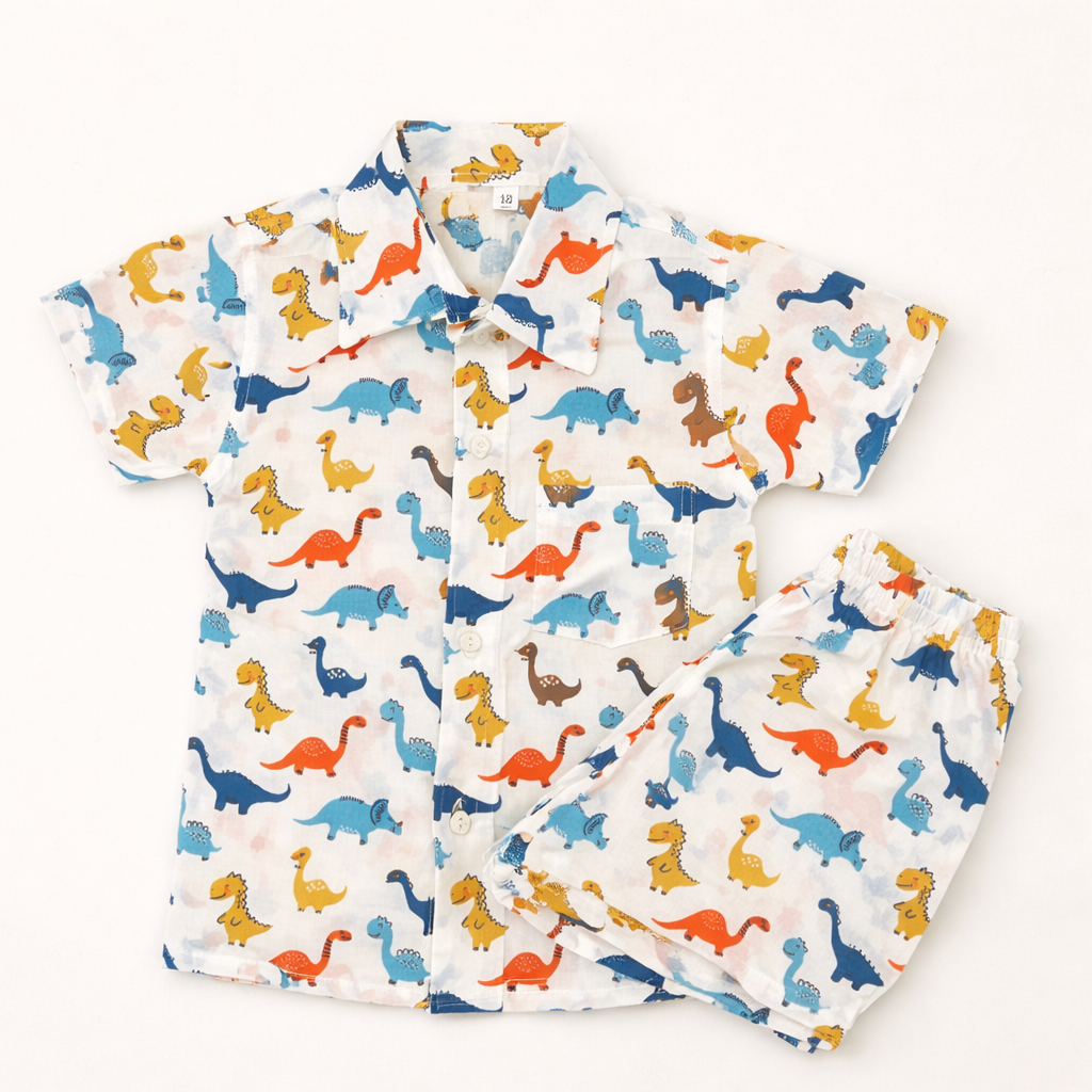 Cambric Cotton Night Suit