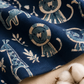 Navy Blue Cotton Kurta Pyjama Set