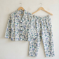 Mushroom Magic Unisex Cotton Night Suit