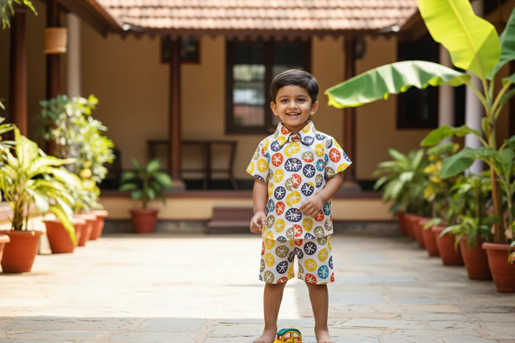 Star Cotton Night Suit