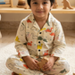 Big Dino Kids Cotton Night Suit
