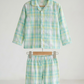 Aqua Meadow Muslin Night  Suit