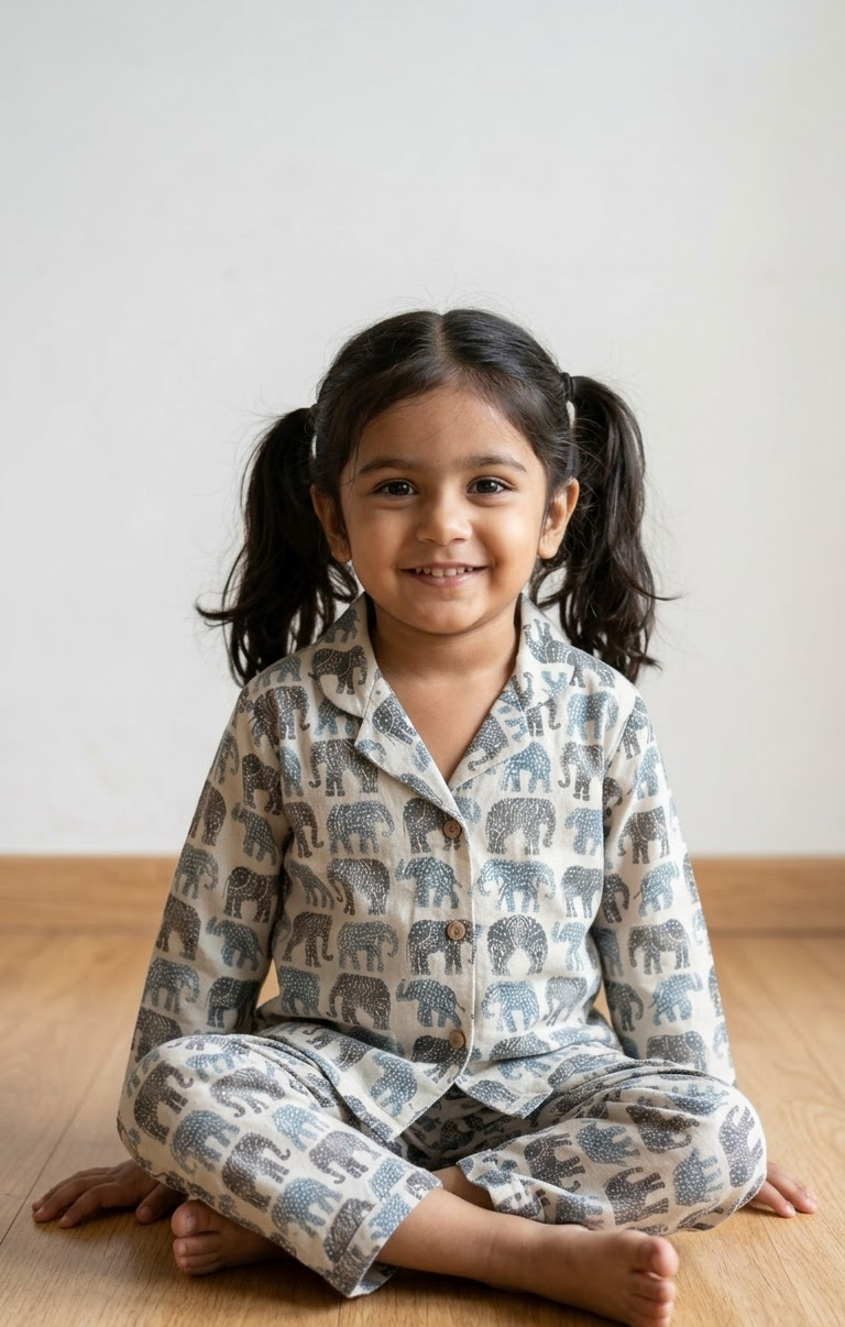 Ele-Fun Cotton Night Suit